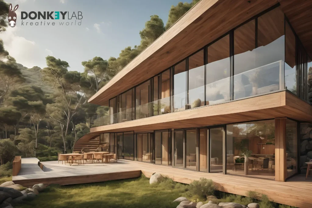 Residenza per studenti a Los Realejos: render 3D dell'esterno, vista 2