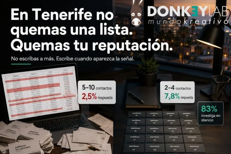 Cold email B2B: 5-10 contatti con il 2,5% di risposta contro 2-4 contatti con il 7,8%